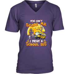 You Can't Scare Me I Drive School Bus Halloween Gift Men's V-Neck Men's V-Neck - HHHstores