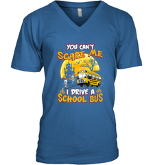 You Can't Scare Me I Drive School Bus Halloween Gift Men's V-Neck Men's V-Neck - HHHstores