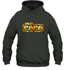 The best Papa in the galaxy Hooded Sweatshirt Hooded Sweatshirt - HHHstores