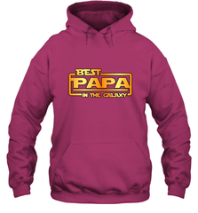 The best Papa in the galaxy Hooded Sweatshirt Hooded Sweatshirt - HHHstores