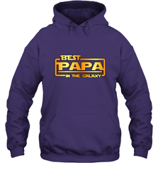 The best Papa in the galaxy Hooded Sweatshirt Hooded Sweatshirt - HHHstores