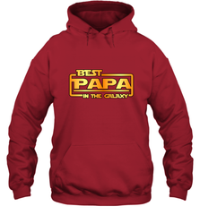 The best Papa in the galaxy Hooded Sweatshirt Hooded Sweatshirt - HHHstores
