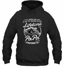 Papa Fathers Day Grandpa or Dad Hooded Sweatshirt Hooded Sweatshirt - HHHstores
