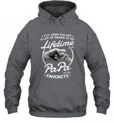 Papa Fathers Day Grandpa or Dad Hooded Sweatshirt Hooded Sweatshirt - HHHstores