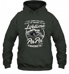 Papa Fathers Day Grandpa or Dad Hooded Sweatshirt Hooded Sweatshirt - HHHstores