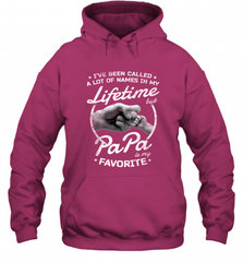 Papa Fathers Day Grandpa or Dad Hooded Sweatshirt Hooded Sweatshirt - HHHstores