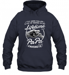 Papa Fathers Day Grandpa or Dad Hooded Sweatshirt Hooded Sweatshirt - HHHstores