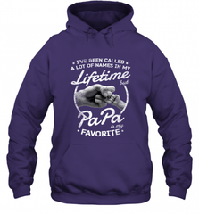 Papa Fathers Day Grandpa or Dad Hooded Sweatshirt Hooded Sweatshirt - HHHstores