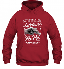 Papa Fathers Day Grandpa or Dad Hooded Sweatshirt Hooded Sweatshirt - HHHstores