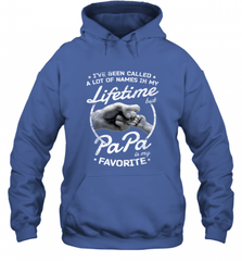 Papa Fathers Day Grandpa or Dad Hooded Sweatshirt Hooded Sweatshirt - HHHstores