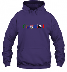 Coexist Hooded Sweatshirt Hooded Sweatshirt - HHHstores