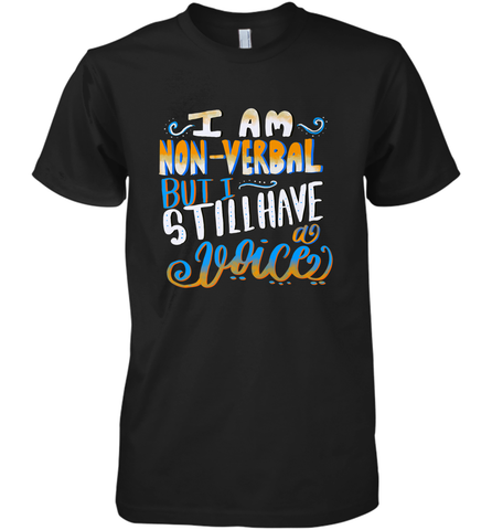 Special Needs NonVerbal Autism Awesome Men's Premium T-Shirt Men's Premium T-Shirt / Black / XS Men's Premium T-Shirt - HHHstores