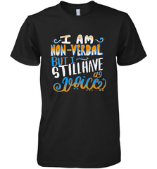 Special Needs NonVerbal Autism Awesome Men's Premium T-Shirt Men's Premium T-Shirt - HHHstores
