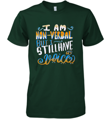 Special Needs NonVerbal Autism Awesome Men's Premium T-Shirt Men's Premium T-Shirt - HHHstores