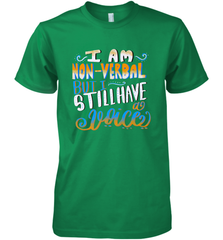 Special Needs NonVerbal Autism Awesome Men's Premium T-Shirt Men's Premium T-Shirt - HHHstores