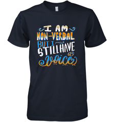 Special Needs NonVerbal Autism Awesome Men's Premium T-Shirt Men's Premium T-Shirt - HHHstores