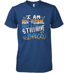 Special Needs NonVerbal Autism Awesome Men's Premium T-Shirt Men's Premium T-Shirt - HHHstores