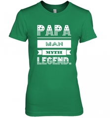 Papa Man Myth Legend Father's Day Dad Veteran Gift Women's Premium T-Shirt Women's Premium T-Shirt - HHHstores