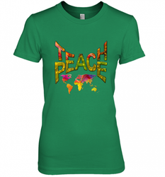 Teach Peace  prime Tshirt Nadine May Women's Premium T-Shirt