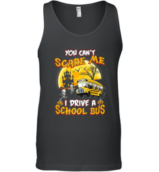 You Can't Scare Me I Drive School Bus Halloween Gift Men's Tank Top