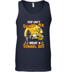 You Can't Scare Me I Drive School Bus Halloween Gift Men's Tank Top
