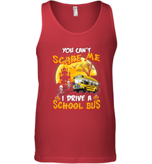 You Can't Scare Me I Drive School Bus Halloween Gift Men's Tank Top Men's Tank Top - HHHstores