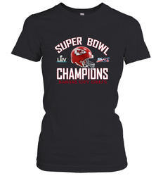 NFL super bowl Kansas City Chiefs Logo Helmet champions Women's T-Shirt