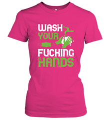 Wash your fucking hands01 01 Women's T-Shirt Women's T-Shirt - HHHstores