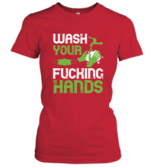 Wash your fucking hands01 01 Women's T-Shirt Women's T-Shirt - HHHstores