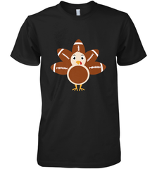 Funny Football Turkey Fall Thanksgiving Football Men's Premium T-Shirt Men's Premium T-Shirt - HHHstores