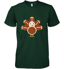 Funny Football Turkey Fall Thanksgiving Football Men's Premium T-Shirt Men's Premium T-Shirt - HHHstores