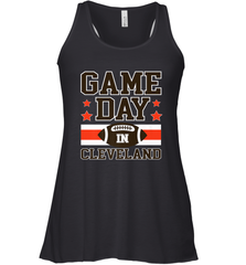 NFL Cleveland Game Day Football Home Team Colors Women's Racerback Tank Women's Racerback Tank - HHHstores