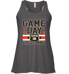 NFL Cleveland Game Day Football Home Team Colors Women's Racerback Tank Women's Racerback Tank - HHHstores
