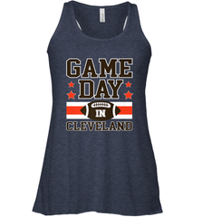 NFL Cleveland Game Day Football Home Team Colors Women's Racerback Tank Women's Racerback Tank - HHHstores