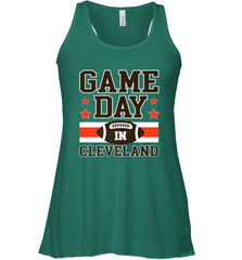 NFL Cleveland Game Day Football Home Team Colors Women's Racerback Tank Women's Racerback Tank - HHHstores