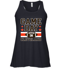 NFL Cleveland Game Day Football Home Team Colors Women's Racerback Tank Women's Racerback Tank - HHHstores