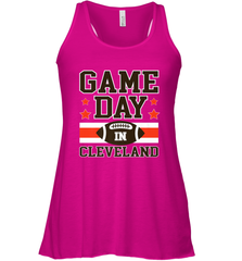 NFL Cleveland Game Day Football Home Team Colors Women's Racerback Tank Women's Racerback Tank - HHHstores
