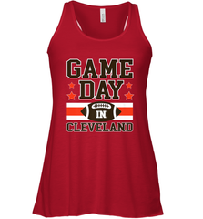 NFL Cleveland Game Day Football Home Team Colors Women's Racerback Tank Women's Racerback Tank - HHHstores