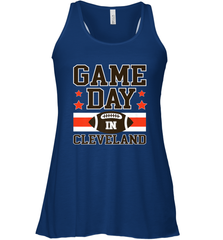 NFL Cleveland Game Day Football Home Team Colors Women's Racerback Tank Women's Racerback Tank - HHHstores