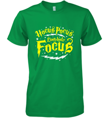 Hocus Pocus Everybody Focus Halloween Teacher Or Student Men's Premium T-Shirt Men's Premium T-Shirt - HHHstores