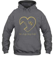 UCF Knights Football Inside Heart  Team  Apparel Hooded Sweatshirt Hooded Sweatshirt - HHHstores