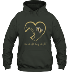 UCF Knights Football Inside Heart  Team  Apparel Hooded Sweatshirt Hooded Sweatshirt - HHHstores