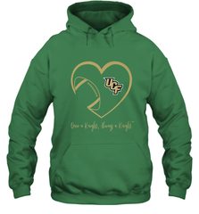 UCF Knights Football Inside Heart  Team  Apparel Hooded Sweatshirt Hooded Sweatshirt - HHHstores