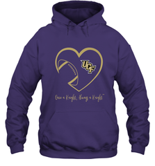UCF Knights Football Inside Heart  Team  Apparel Hooded Sweatshirt Hooded Sweatshirt - HHHstores