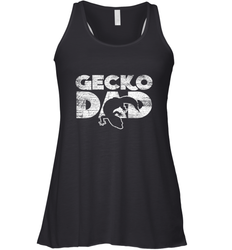 Vintage Gecko Dad  Animal Daddy Fathers Day Gecko Women's Racerback Tank
