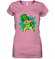 Dabbing Irish Terrier Dog Leprechaun St Patricks Day Ireland Women's V-Neck T-Shirt Women's V-Neck T-Shirt - HHHstores