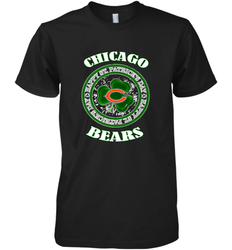 NFL Chicagi Bears Logo Happy St Patrick's Day Men's Premium T-Shirt