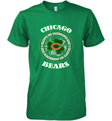 NFL Chicagi Bears Logo Happy St Patrick's Day Men's Premium T-Shirt Men's Premium T-Shirt - HHHstores