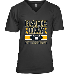 NFL Pittsburgh PA. Game Day Football Home Team Men's V-Neck Men's V-Neck - HHHstores