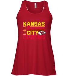 Kansas City Football Champions Vintage KC Distressed Gift Women's Racerback Tank